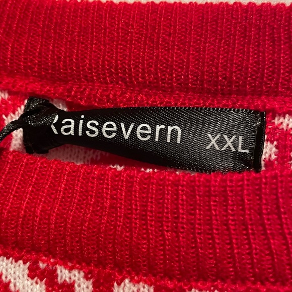 Raisevern Snowflake Christmas Sweater Unisex XXL - Picture 2 of 5